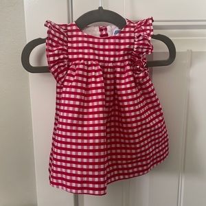 Jacadi Paris Newborn Gingham Dress